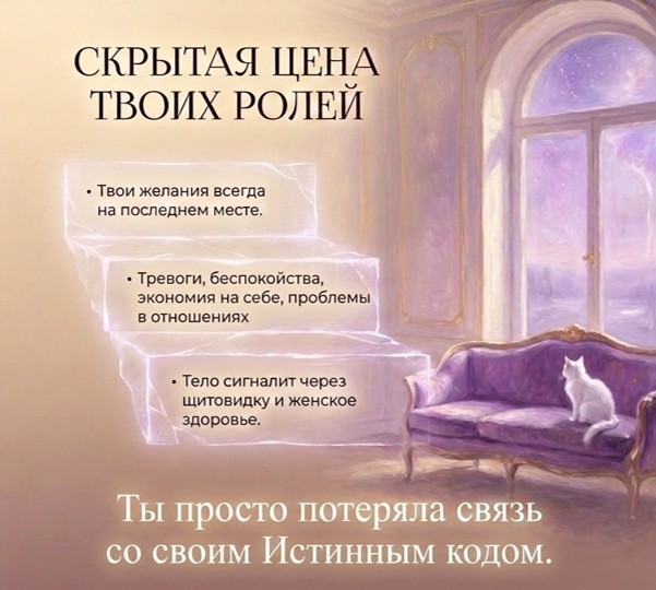 Ты потеряла связь со своим истинным кодом